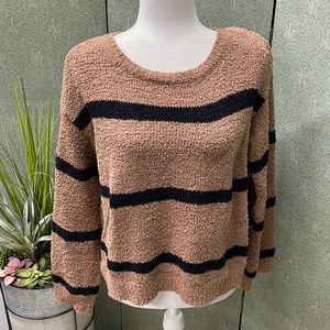BB DAKOTA cropped Striped sweater
